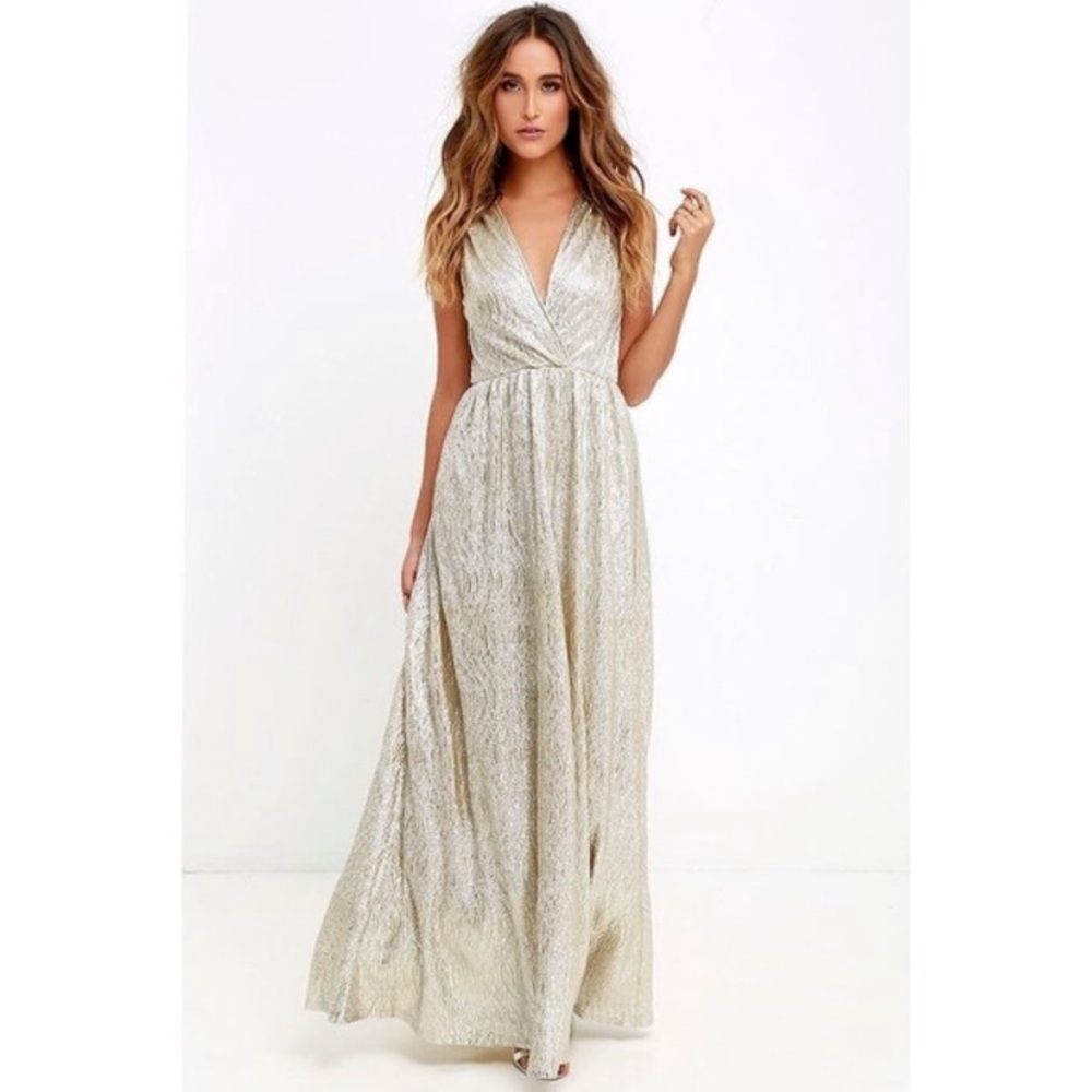 Gold dress